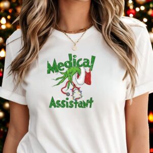 Festive Medical Assistant Christmas Shirt Product Photo 2