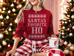 Funny Christmas Crewneck Sweatshirt For Holiday Party Christmas Sweatshirt Product Photo 2