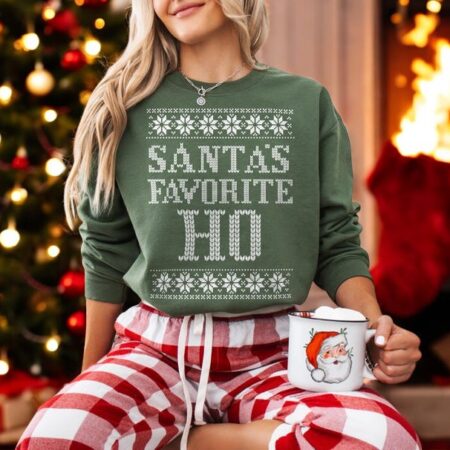 Funny Christmas Crewneck Sweatshirt For Holiday Party Christmas Sweatshirt Product Photo 1