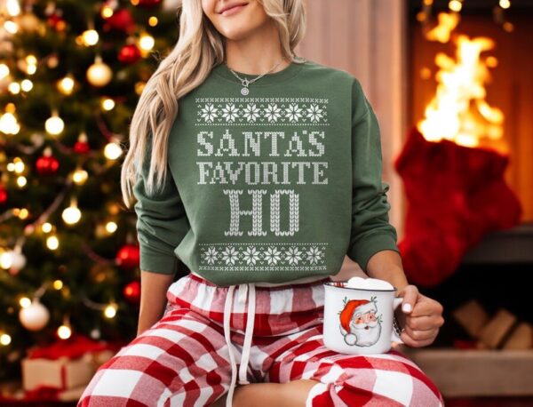 Funny Christmas Crewneck Sweatshirt For Holiday Party Christmas Sweatshirt Product Photo 1