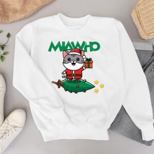 Funny Christmas Santa Cats Shirt Product Photo 3