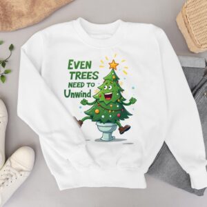 Funny Christmas Tree Sweatshirt Product Photo 3