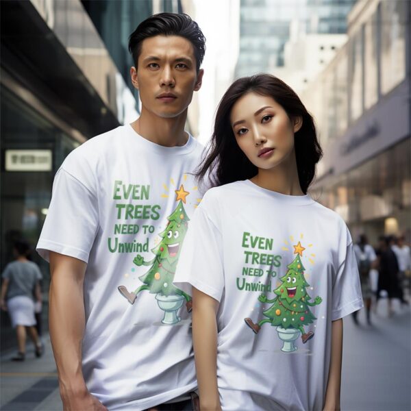 Funny Christmas Tree Sweatshirt Product Photo 1