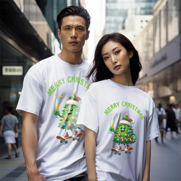 Funny Merry Christmas Tree T-Shirt Product Photo 1