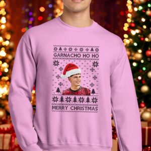 Garnacho Ho Ho Merry Christmas Sweatshirt Product Photo 2