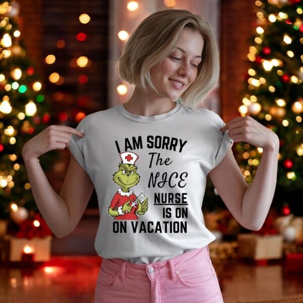 Grinch Humorous Nurse Christmas Sweatshirt Product Photo 1