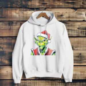 Grinch Steals Christmas In Santa Hat Shirt Product Photo 2