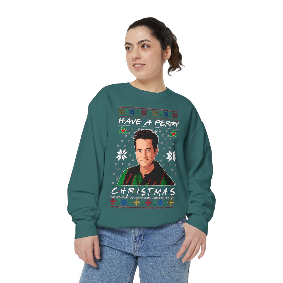 Have A Pery Christmas New Ugly Sweater Sweatshirt Product Photo 2