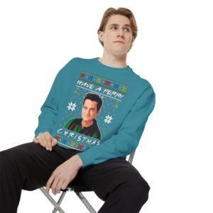 Have A Pery Christmas Pattern Ugly Sweater Sweatshirt Product Photo 3