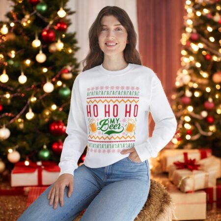 Ho Ho Ho My Beer Hilarious Ugly Christmas Sweater Product Photo 1