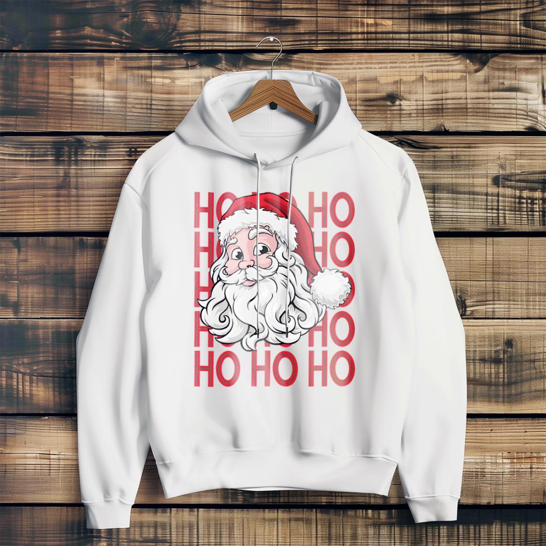 Ho Ho Ho! Santa's Smiling Face Shirt Product Photo 2