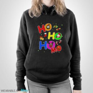 Hoho Homo Gay Christmas Santa Hat Love Is Love Lgbtq Pride Shirt - Unisex Pullover Hoodie