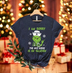 I Am Sorry The Nice Nurse Is On Vacation Christmas Sweatshirt Product Photo 2