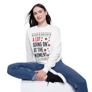 In My Era Movie Christmas A Lot Going On At The Moment New Design Ugly Christmas Sweater Sweatshirt Product Photo 2