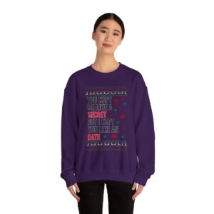 In My Era Movie Christmas You Kept Me Like A Secret Christmas Funny Ugly Christmas Sweater Sweatshirt Product Photo 11