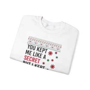 In My Era Movie Christmas You Kept Me Like A Secret Christmas Funny Ugly Christmas Sweater Sweatshirt Product Photo 6