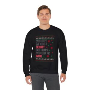 In My Era Movie Christmas You Kept Me Like A Secret Chrristmas Funny Ugly Christmas Sweater Sweatshirt Product Photo 4