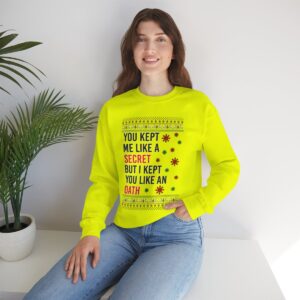 In My Era Movie Christmas You Kept Me Like A Secret Chrristmas Funny Ugly Christmas Sweater Sweatshirt Product Photo 10