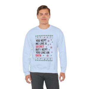 In My Era Movie Christmas You Kept Me Like A Secret Hot Style Ugly Christmas Sweater Sweatshirt Product Photo 11