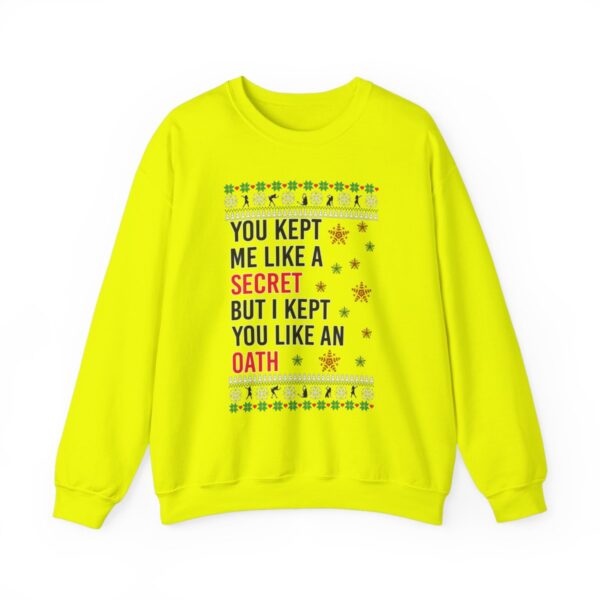 In My Era Movie Christmas You Kept Me Like A Secret Hot Style Ugly Christmas Sweater Sweatshirt Product Photo 1