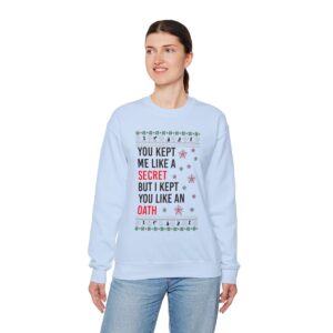 In My Era Movie Christmas You Kept Me Like A Secret Hot Style Ugly Christmas Sweater Sweatshirt Product Photo 10