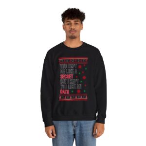 In My Era Movie Christmas You Kept Me Like A Secret Merry Christmas Ugly Christmas Sweater Sweatshirt Product Photo 10