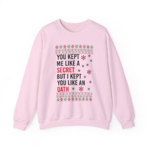 In My Era Movie Christmas You Kept Me Like A Secret New Design Ugly Christmas Sweater Sweatshirt Product Photo 4