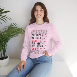 In My Era Movie Christmas You Kept Me Like A Secret New Design Ugly Christmas Sweater Sweatshirt Product Photo 6