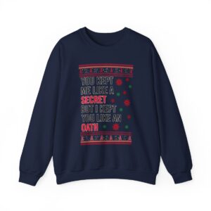 In My Era Movie Christmas You Kept Me Like A Secret New Design Ugly Christmas Sweater Sweatshirt Product Photo 7