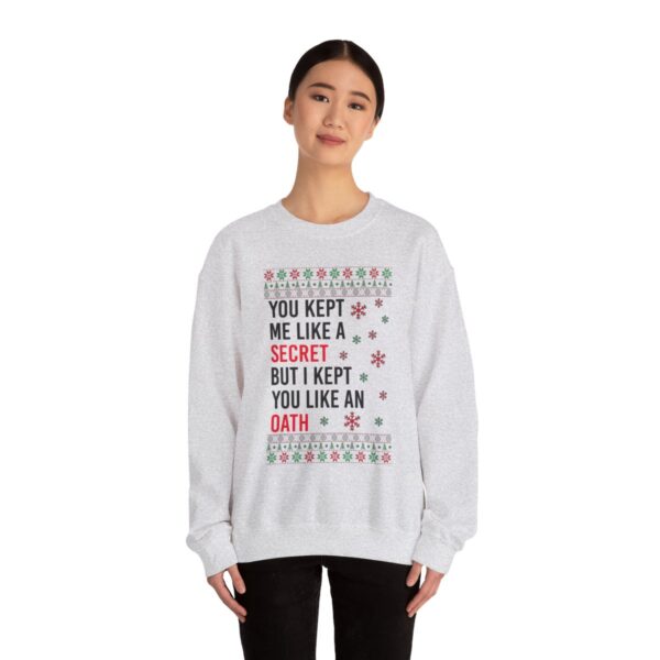 In My Era Movie Christmas You Kept Me Like A Secret New Design Ugly Christmas Sweater Sweatshirt Product Photo 1