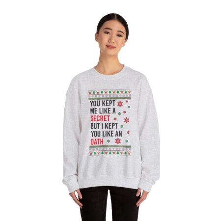 In My Era Movie Christmas You Kept Me Like A Secret New Ugly Christmas Sweater Sweatshirt Product Photo 1