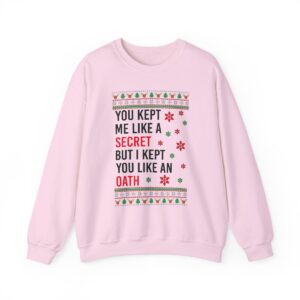 In My Era Movie Christmas You Kept Me Like A Secret New Ugly Christmas Sweater Sweatshirt Product Photo 9