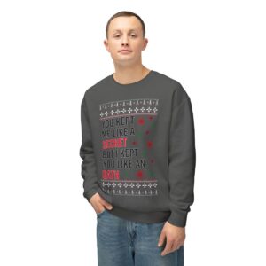 In My Era Movie Christmas You Kept Me Like A Secret Snowfllake Ugly Christmas Sweater Sweatshirt Product Photo 9