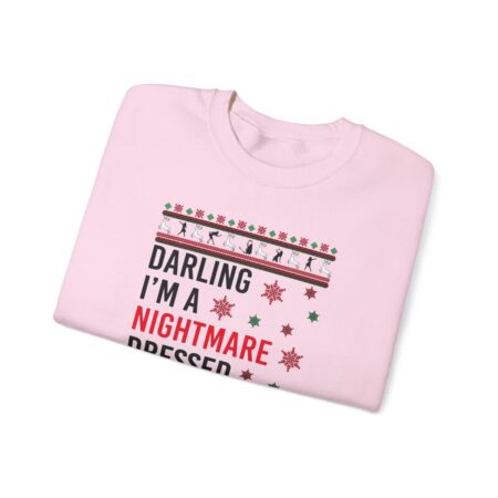 In My Era Movie, Darling I'm A Nightmare Dressed Like A Day Dream Christmas Outfit Ugly Christmas Sweater Sweatshirt Product Photo 1