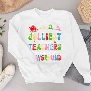 Jolliest Bunch Of Teachers This Side Of The Hallway Xmas PJ T-Shirt Product Photo 3