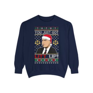 Just Got Litt Up Louis Tv Show Parody New Fashion Ugly Christmas Sweater Sweatshirt Product Photo 4