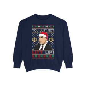 Just Got Litt Up Louis Tv Show Parody New Style Ugly Christmas Sweater Sweatshirt Product Photo 5