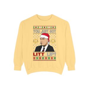 Just Got Litt Up Louis Tv Show Parody New Style Ugly Christmas Sweater Sweatshirt Product Photo 7