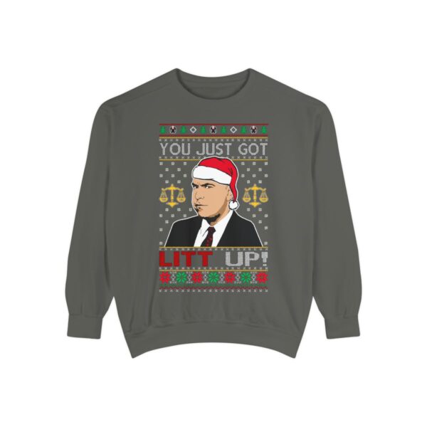 Just Got Litt Up Louis Tv Show Parody New Trend Ugly Christmas Sweater Sweatshirt Product Photo 1