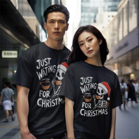 Just Waiting For Christmas Shirt Product Photo 1