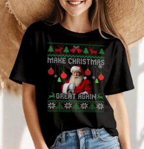 Make Christmas Great Again Santa Christmas Shirt Product Photo 4