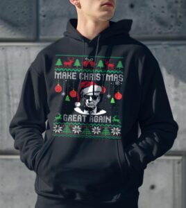 Make Christmas Great Again Santa Funny Shirt Product Photo 3