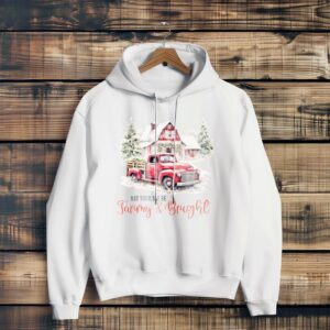 May Your Day Be Farmy And Bright – Rustic Holiday Fun Shirt Product Photo 2