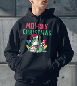 MEHrry Christmas T-Shirt Product Photo 3