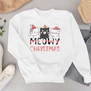 Meowy Christmas Shirt Gift For Xmas Product Photo 3