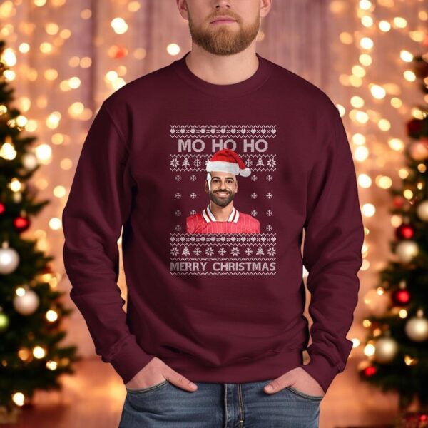 Mo Ho Ho Merry Christmas Sweatshirt Product Photo 1