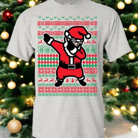 Oncoast Dancing Dab Dabbing Santa Ugly Christmas Sweater Sweatshirt Product Photo 1