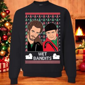 Oncoast Wet Bandits Ugly Christmas Xmas Sweater Sweatshirt Product Photo 2