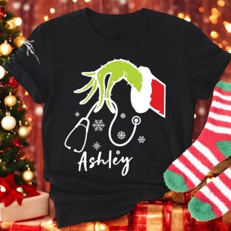 Personalized Christmas Nurse Christmas Sweatshirt Product Photo 1