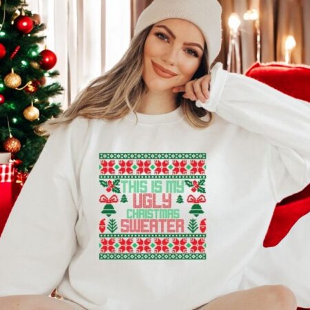 This Is My Ugly Christmas Sweater christmas sweatShirt Product Photo 1